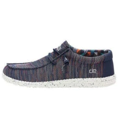 Heydude Hey Dude Blue And Orange Wally Casual Shoe