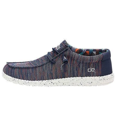 Heydude Hey Dude Blue And Orange Wally Casual Shoe 1 Heydude Hey Dude Blue And Orange Wally Casual Shoe