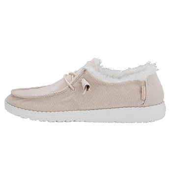 Heydude Hey Dude Wendy Corduroy Cream Shoe 2 Heydude Hey Dude Wendy Corduroy Cream Shoe - Image 2