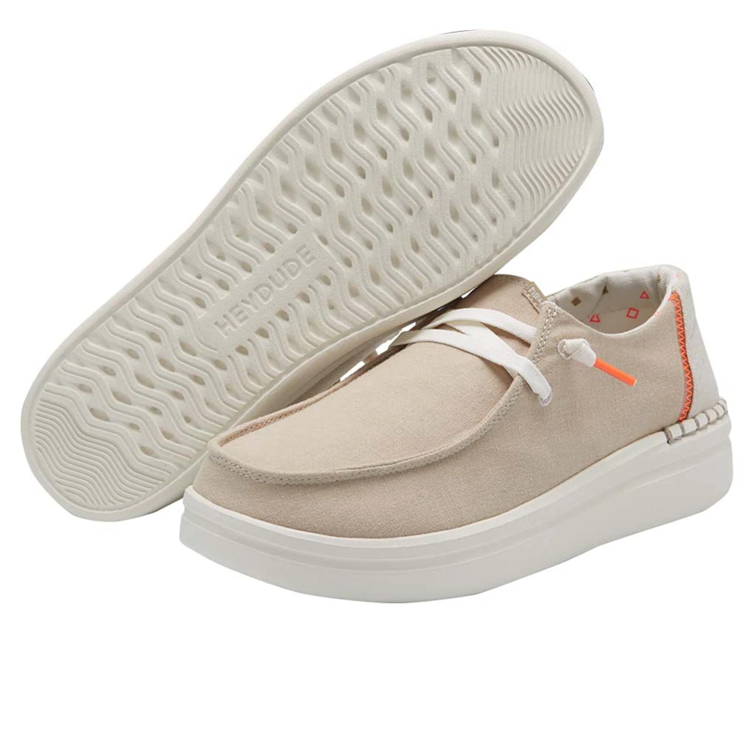 Heydude Hey Dude Wendy Rise Chambray Sandshell 2 Heydude Hey Dude Wendy Rise Chambray Sandshell - Image 2