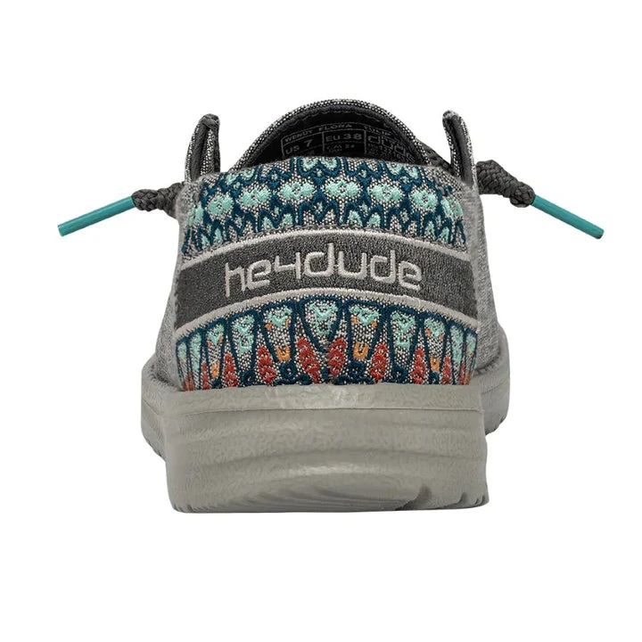 Heydude Hey Dude Wendy Flora Tulip Grey 4 Heydude Hey Dude Wendy Flora Tulip Grey - Image 4