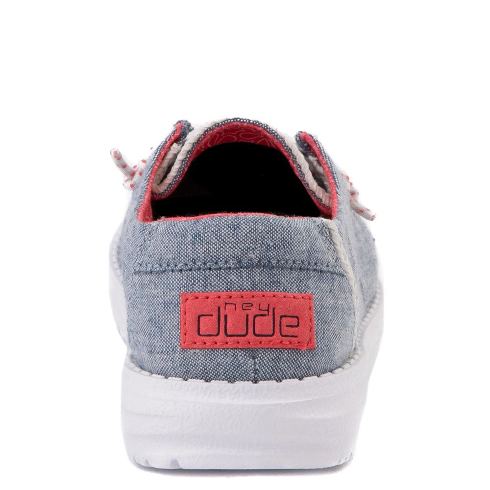 Heydude Hey Dude Wendy Youth Chambray Braid Indigo 3 Heydude Hey Dude Wendy Youth Chambray Braid Indigo - Image 3