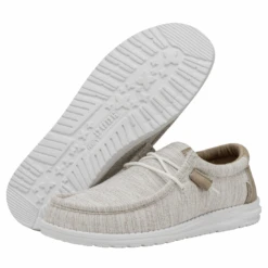 Heydude Hey Dude Men's Wally Ascended Woven Ivory Coast 8 Heydude Hey Dude Men's Wally Ascended Woven Ivory Coast -Heydude 40002 1JU WALLYASCENDWOVEN IVORYCOAST PAIRBOTTOM