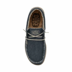 Heydude Hey Dude Men's Wally Braided Blue Night -Heydude 40003 4NM WALLBRAIDED BLUENIGHT RIGHTTOP