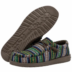 Heydude Hey Dude Wally Serape Blue Canyon 9 Heydude Hey Dude Wally Serape Blue Canyon -Heydude 40017 9BK WALLYSERAPE BLUECANYON PAIRBOTTOM