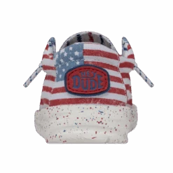 Heydude Hey Dude Wally Toddler Patriotic Stars & Stripes -Heydude 40031 9C8 WALLYTODDLERPATRIOTIC STARSANDSTRIPES LEFTBACK