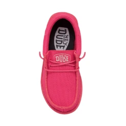 Heydude Hey Dude Youth Wally Funk Monochrome Electric Pink 11 Heydude Hey Dude Youth Wally Funk Monochrome Electric Pink -Heydude 40045 6QQ WALLYYOUTHFUNKMONO ELECTRICPINK RIGHTTOP