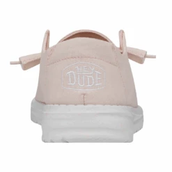 Heydude Hey Dude Wendy Slub Canvas Pink 10 Heydude Hey Dude Wendy Slub Canvas Pink -Heydude 40063 680 WENDYSLUBCANVAS PINK RIGHTBACK