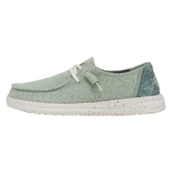 Heydude Hey Dude Women's Wendy Woven Mint 12 Heydude Hey Dude Women's Wendy Woven Mint -Heydude 40098 371 WENDYWOVEN MINT LEFTSIDE