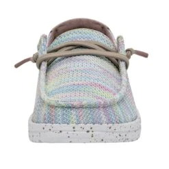 Heydude Hey Dude Wendy Youth Stretch Aurora White -Heydude 40111 9BI WENDYYOUTHSTRETCH AURORAWHITE LEFTFRONT