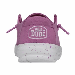 Heydude Hey Dude Wendy Toddler Slub Violet 12 Heydude Hey Dude Wendy Toddler Slub Violet -Heydude 40144 508 WENDYTODDLERSLUBCANVAS VIOLET RIGHTBACK