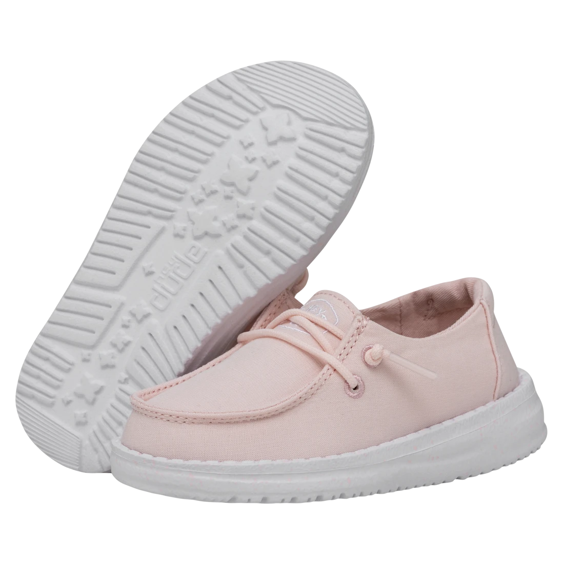 Heydude Hey Dude Wendy Toddler Slub Canvas Pink 2 Heydude Hey Dude Wendy Toddler Slub Canvas Pink - Image 2