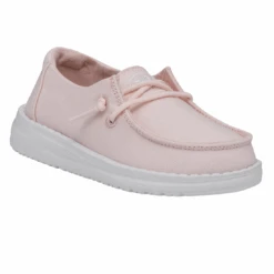 Heydude Hey Dude Wendy Toddler Slub Canvas Pink 11 Heydude Hey Dude Wendy Toddler Slub Canvas Pink -Heydude 40144 680 WENDYTODDLERSLUBCANVAS PINK RIGHTANGLE