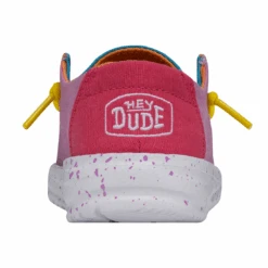 Heydude Hey Dude Wendy Toddler Slub Color Block -Heydude 40144 9CI WENDYTODDLERSLUBCANVAS COLORBLOCK RIGHTBACK