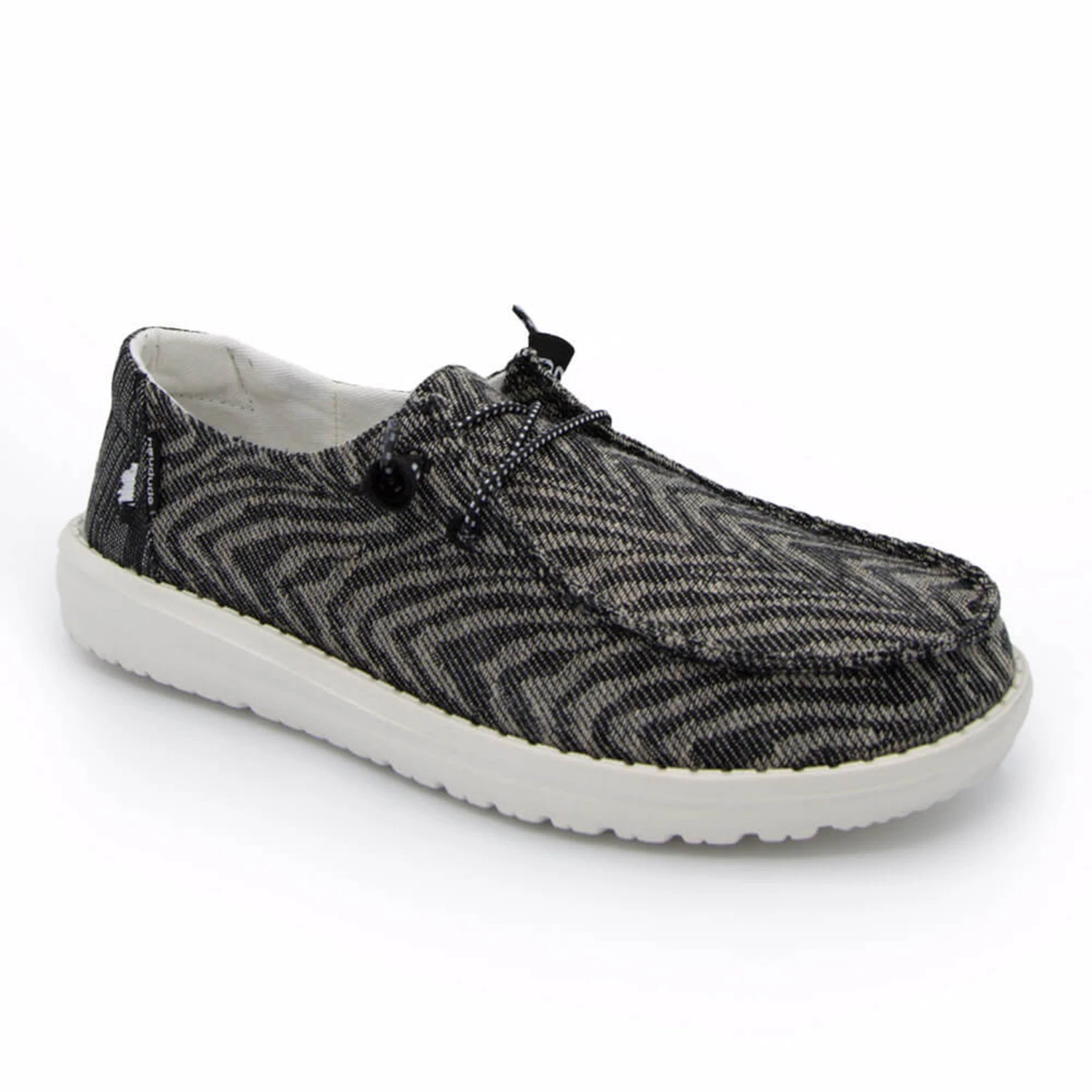 Heydude Hey Dude Wendy Woven Zebra Black 2 Heydude Hey Dude Wendy Woven Zebra Black - Image 2