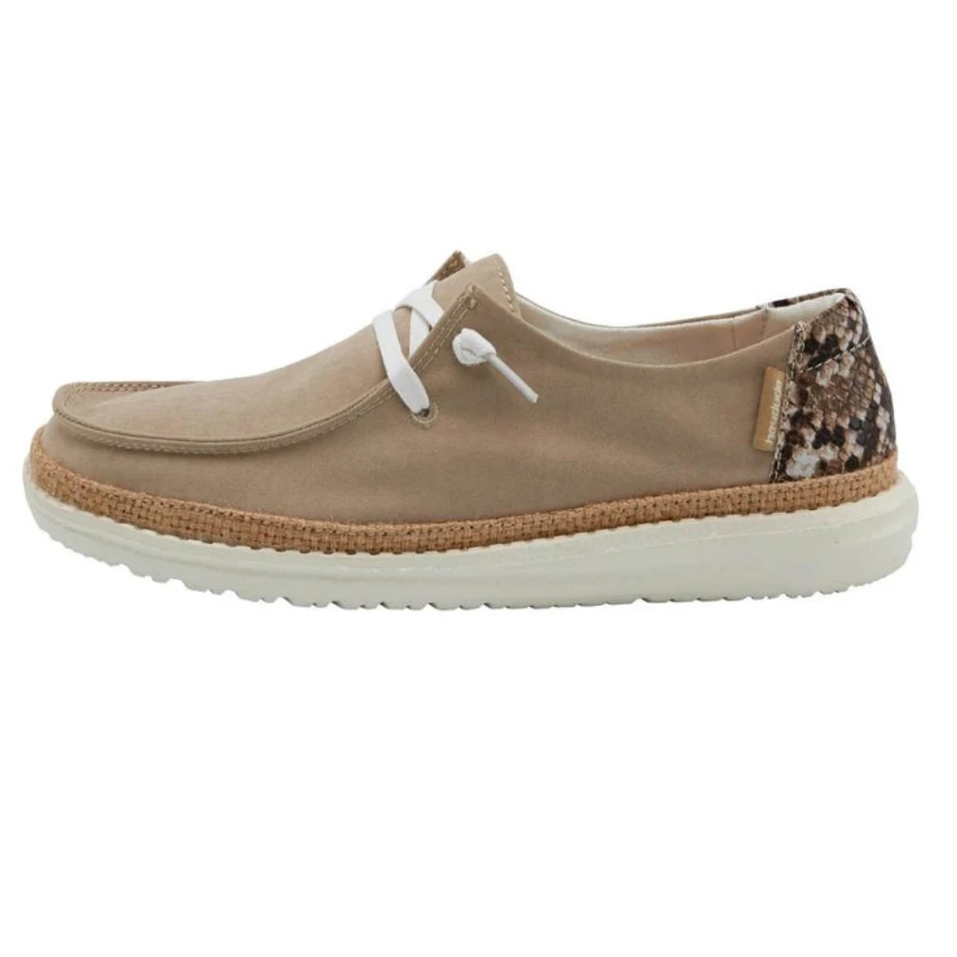 Heydude Hey Dude Python Brown Casual Shoe 2 Heydude Hey Dude Python Brown Casual Shoe - Image 2