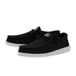Heydude Hey Dude Men's Wally Slub Canvas Black