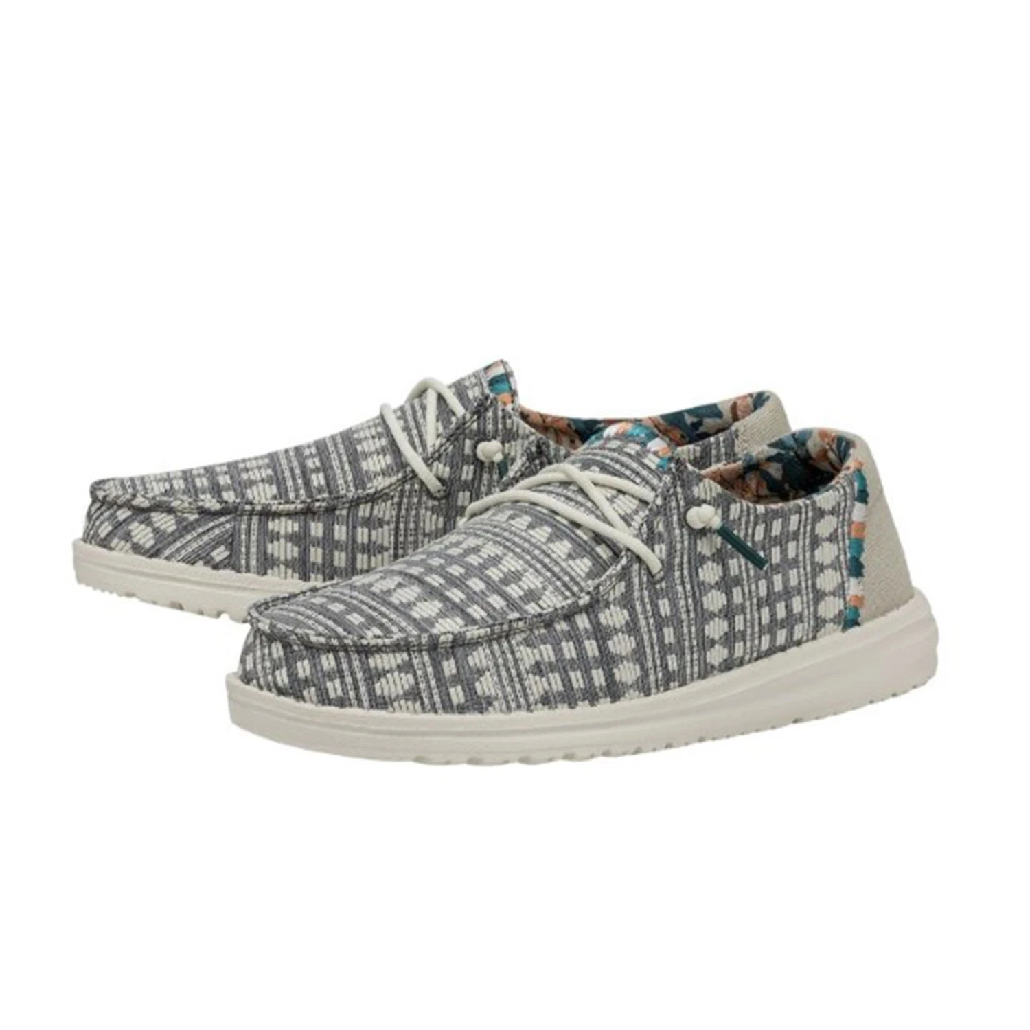 Heydude Hey Dude Women's Wendy Boho Embroidery Grey 1 Heydude Hey Dude Women's Wendy Boho Embroidery Grey