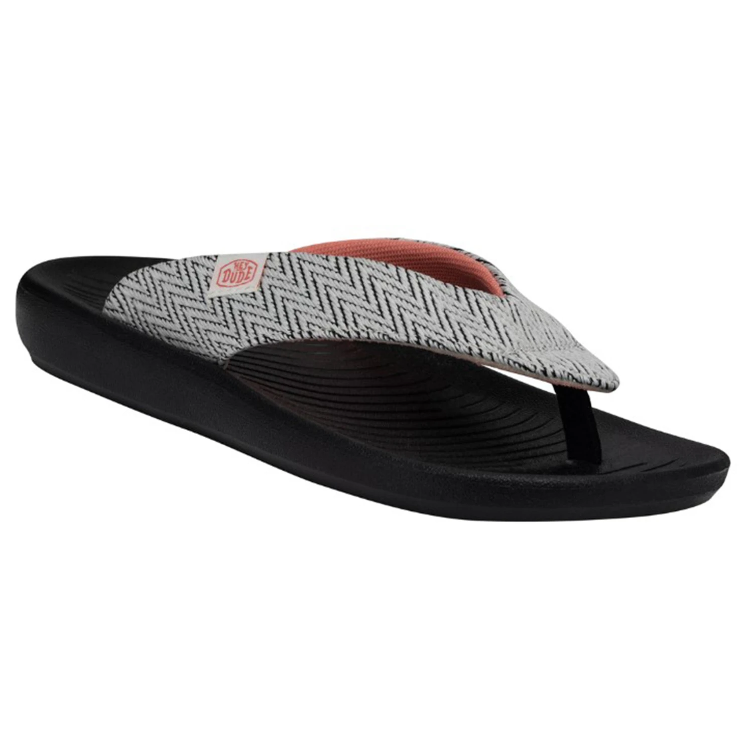Heydude Hey Dude Women's Meg Waves Black Flip Flops 5 Heydude Hey Dude Women's Meg Waves Black Flip Flops - Image 5