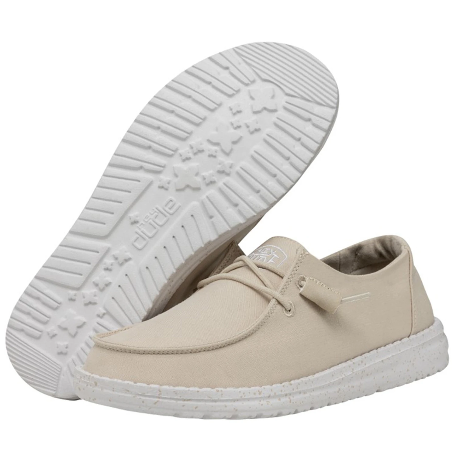 Heydude Hey Dude Wendy Slub Canvas Natural 2 Heydude Hey Dude Wendy Slub Canvas Natural - Image 2