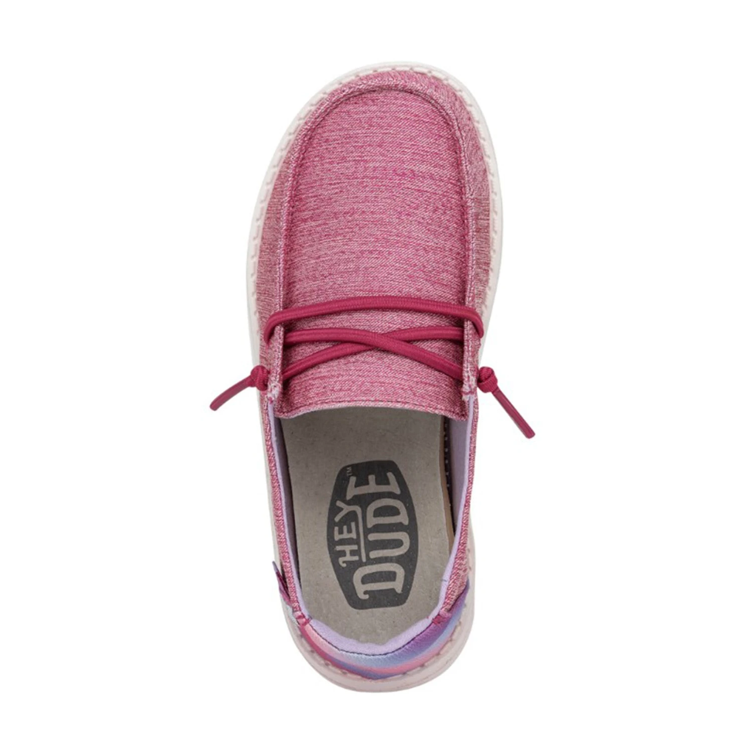 Heydude Hey Dude Wendy Youth Sparkle Pink 6 Heydude Hey Dude Wendy Youth Sparkle Pink - Image 6