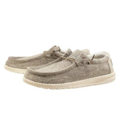 Heydude Hey Dude Beige Woven Wally Shoe