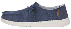 Heydude Hey Dude Chambray Navy & White Wendy Shoes 6 Heydude Hey Dude Chambray Navy & White Wendy Shoes -Heydude WENDY CHAMBRAY NAVY WHITE 01 900x ce8dd6c7 7ac4 489b 851c dcc860c9bc0e