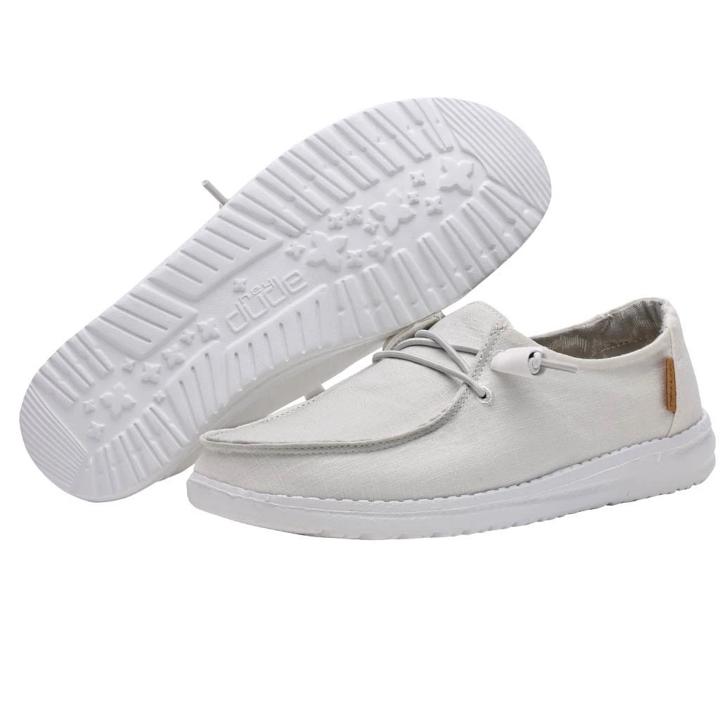 Heydude Hey Dude Wendy Chambray White 2 Heydude Hey Dude Wendy Chambray White - Image 2