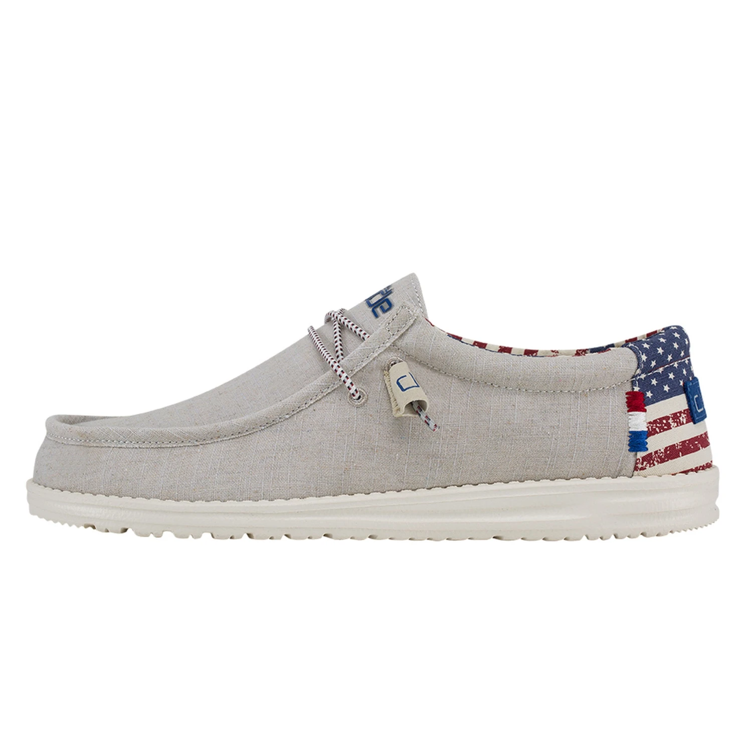 Heydude Hey Dude Mens Wally Shoe Off White Patriotic 1 Heydude Hey Dude Mens Wally Shoe Off White Patriotic